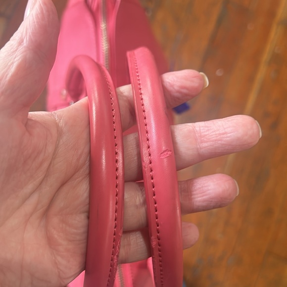 Agnes B. Tote Bag Handbag Leather Zip Closure - Picture 4 of 14